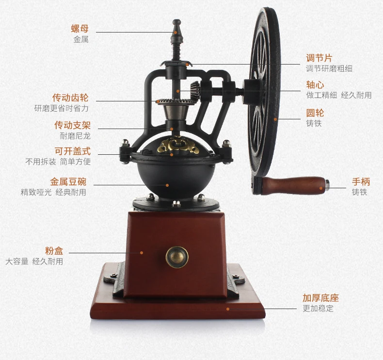 máquina café expresso ajustável do vintage moulin