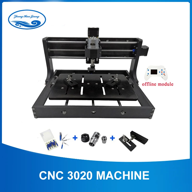 

CNC 3020 Laser Engraver Wood CNC Router Machine GRBL ER11 Hobby DIY Engraving Machine for Wood PCB PVC with Offline Control
