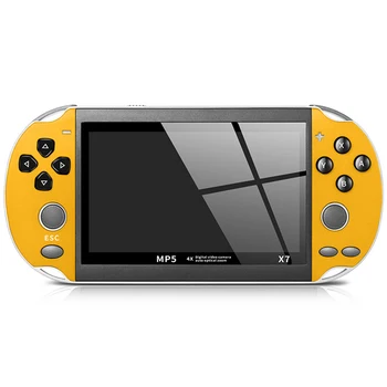 

JABS X7 Game Console 8GB Multifunctional Entertainment USB Plastic Rechargeable Dual Rocker Gifts 4.3 Inch Video Handheld Camera