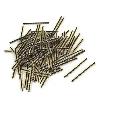 

100Pcs 50 Position 1.27mm Pitch Double Row Straight Pin Header Strip