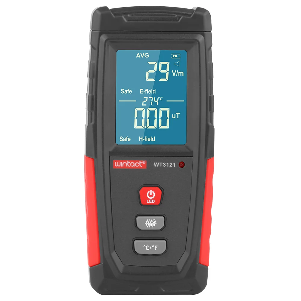 WT3121-WINTACT RZ электромагнитный дозиметр радиации детектор ЭДС метр Ручной Портативный счетчик Гейгера Электрический поле излучения тестер GM3120 - Цвет: WT3121-WINTACT
