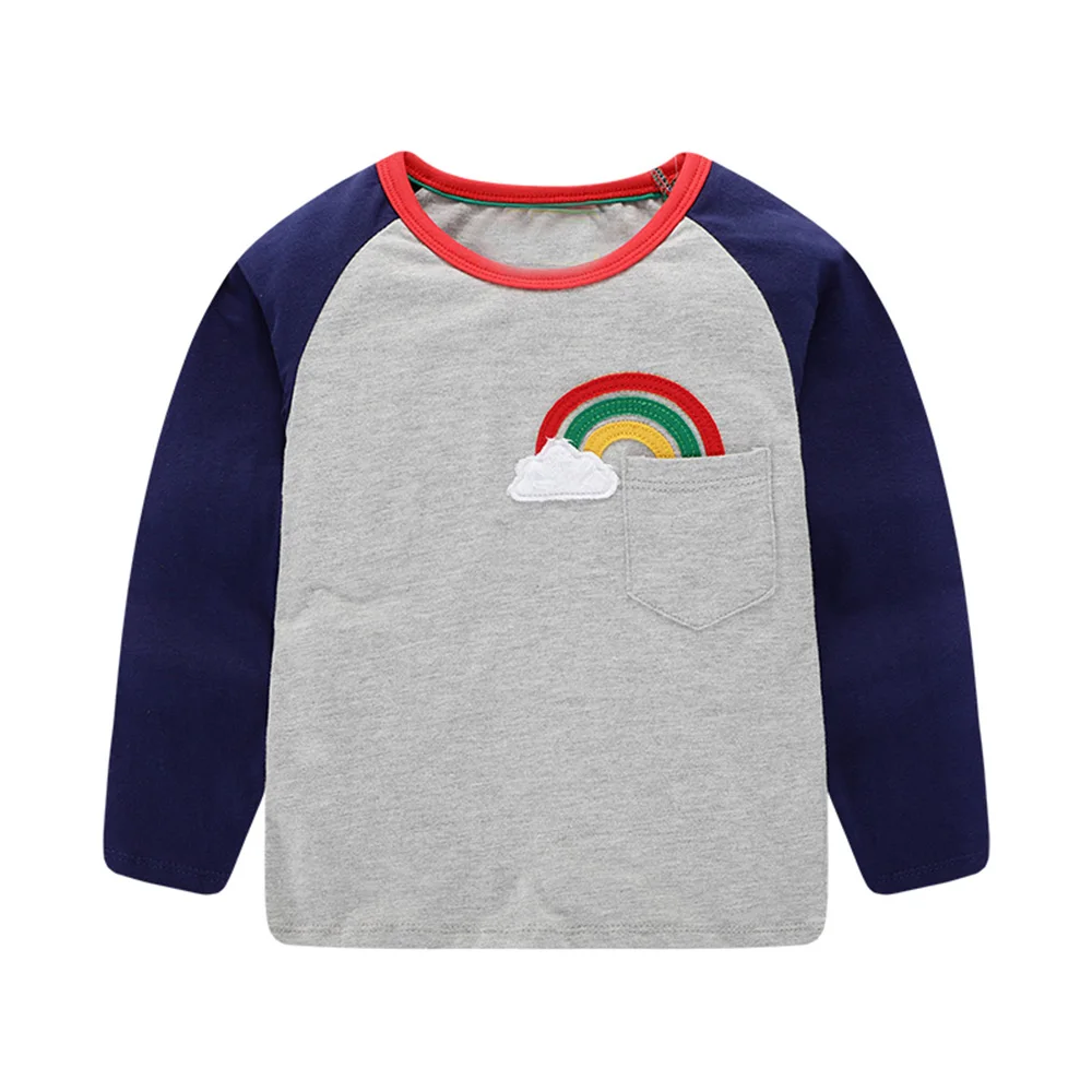 Футболки для мальчиков детская одежда г., брендовая рубашка для маленьких мальчиков детские топы для мальчиков с изображением животных, одежда рубашка и футболки для малышей от 2 до 7 лет