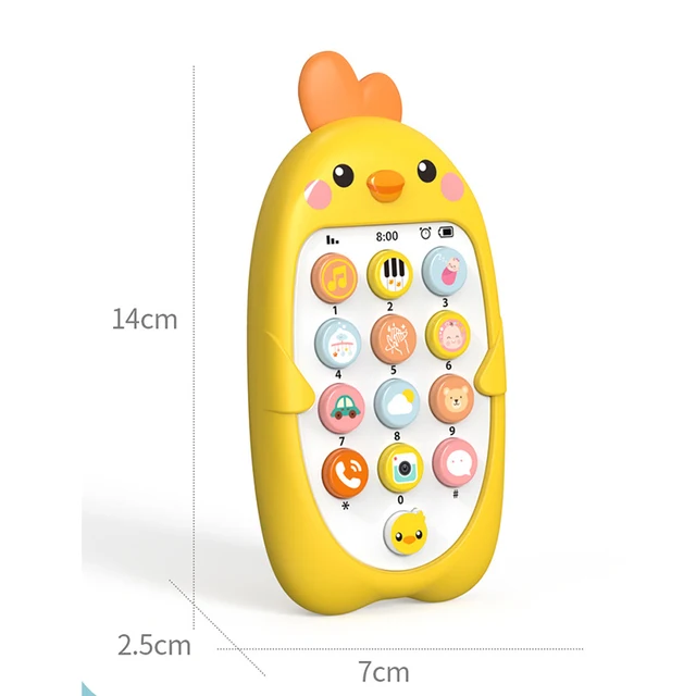 Baby Phone Toy Mobile Telephone Early Educational Learning Machine Kids Gifts Music Sound Machine Electronic Newborn Babi Toys 6