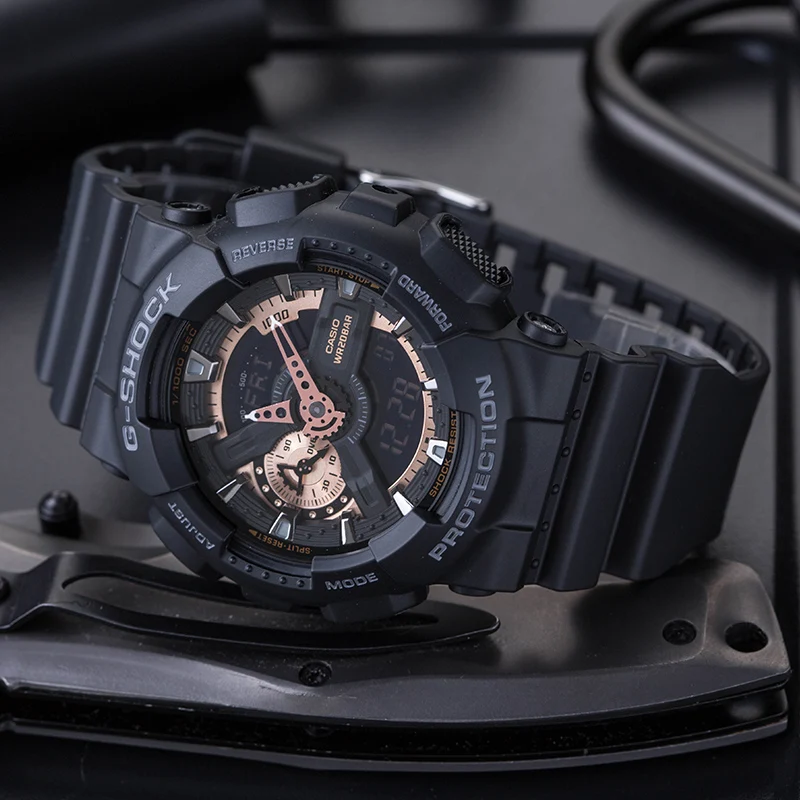 Casio Watch G-shock Shockproof And Waterproof Men's Watch Ga-110rg-1a -  Quartz Wristwatches - AliExpress