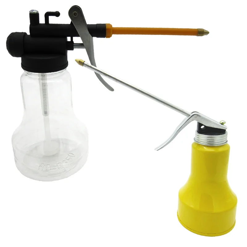 

High Pressure Oil Kettle Transparent Engine Oil Jug High Pressure Iron Core Oil Gun Lubricant Oil Pots Grease Injector