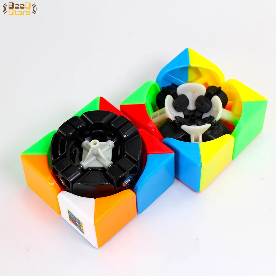 Meilong 2x2 Stickerless speed Cube 2x2x2 Moyu Mofang Jiaoshi Кубик Рубика для профессионалов часы-кольцо с крышкой игрушки для детей