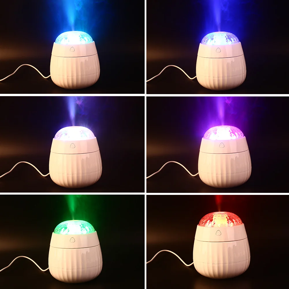 Ultrasonic Humidifier Aroma Diffuser Air Humidifier Projection Lamp Exquisite Creative Portable Fashion 380ML ABS