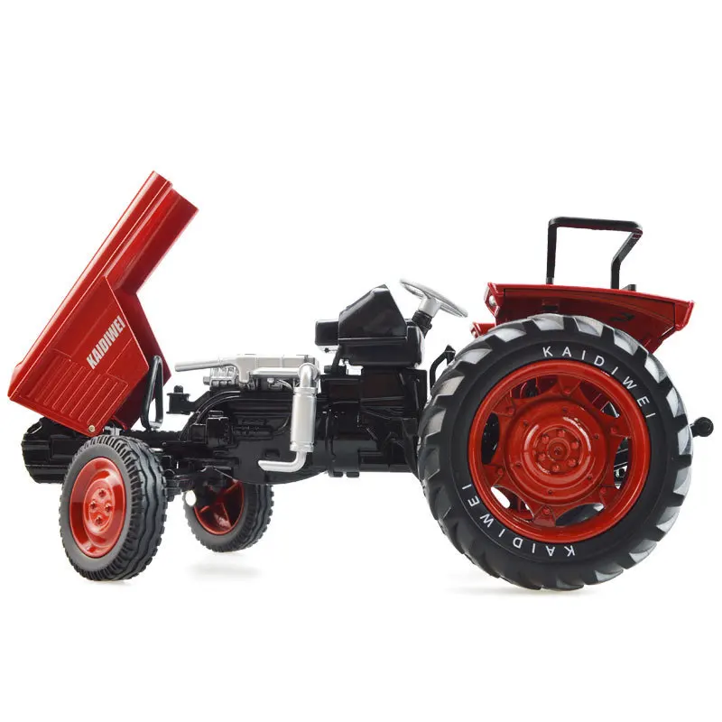 

Toy Cadeve New Products 1 than 18 Model Wheeled Tractor Model Alloy Engineering Farmer Farming Freight Truck