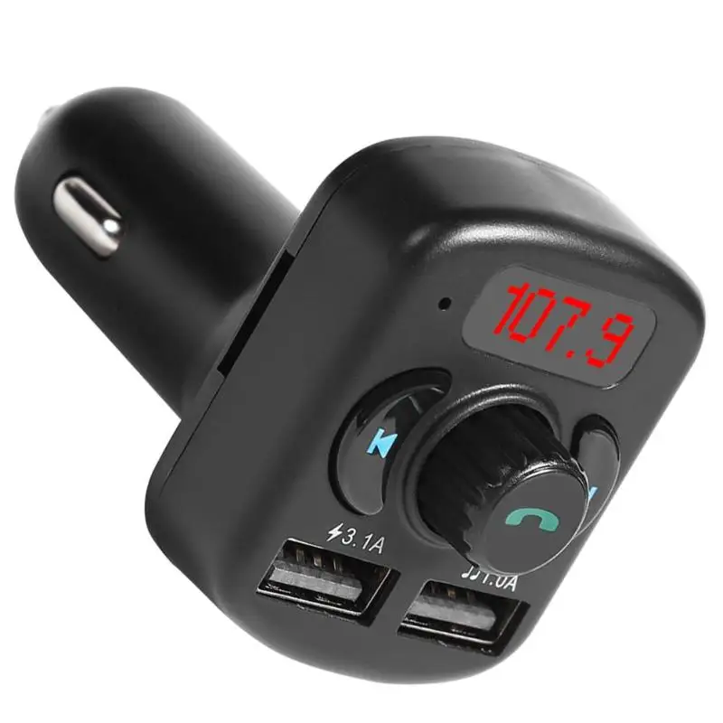 807E Bluetooth Handsfree автомобильный комплект fm-передатчик MP3-плеер 3.1A USB зарядное устройство