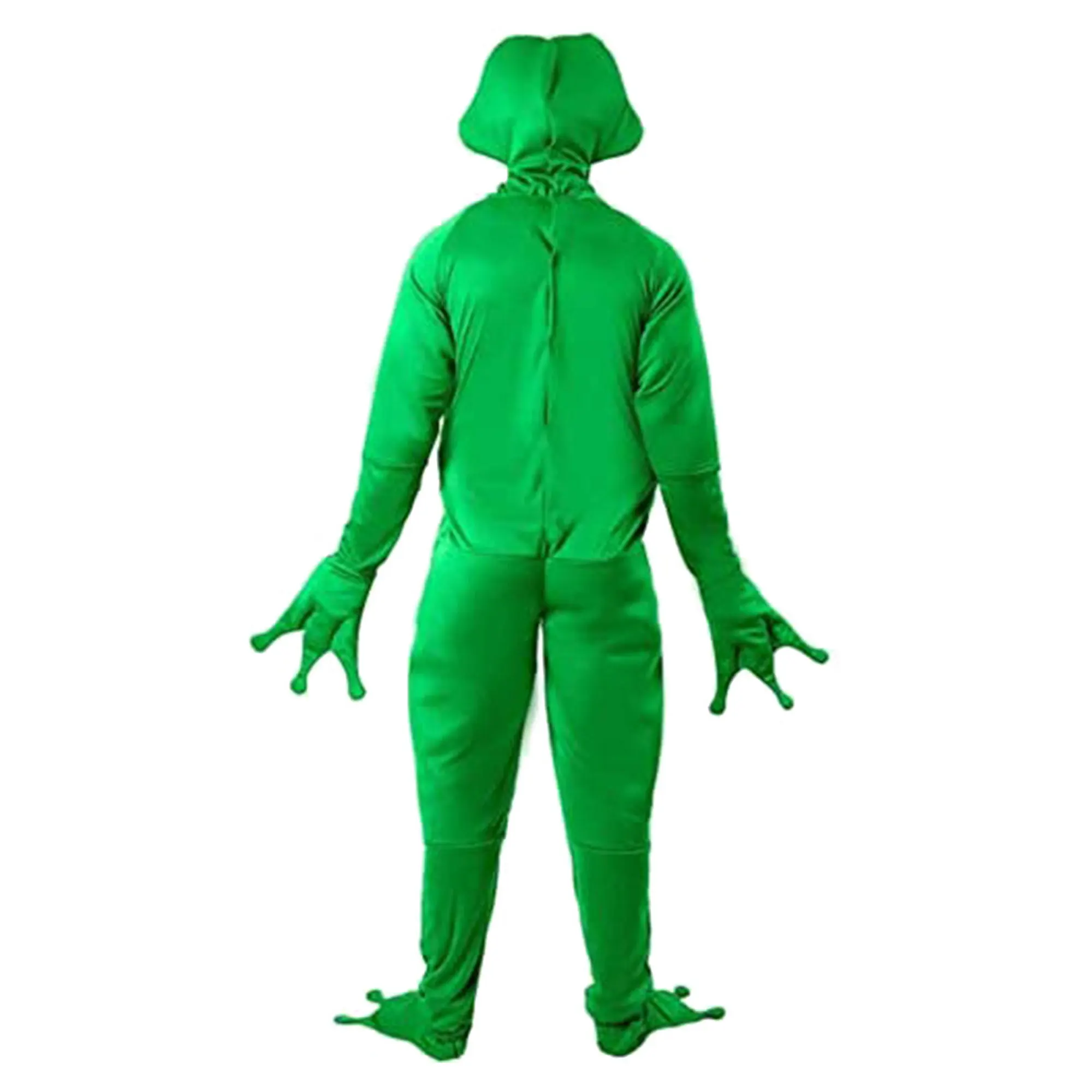 Cosplay Costume Unisex Funny Frog One Pieces Cosplay Costume Novelty Adult Animal Halloween Party Jumpsuit