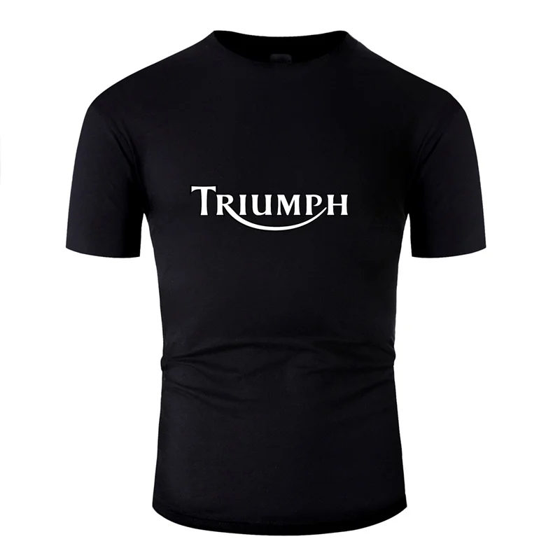 

Personalized T Shirt Man Humorous Cool Harajuku Boy Girl Triumph Logo Tshirts Round Collar Clothing Hiphop Top