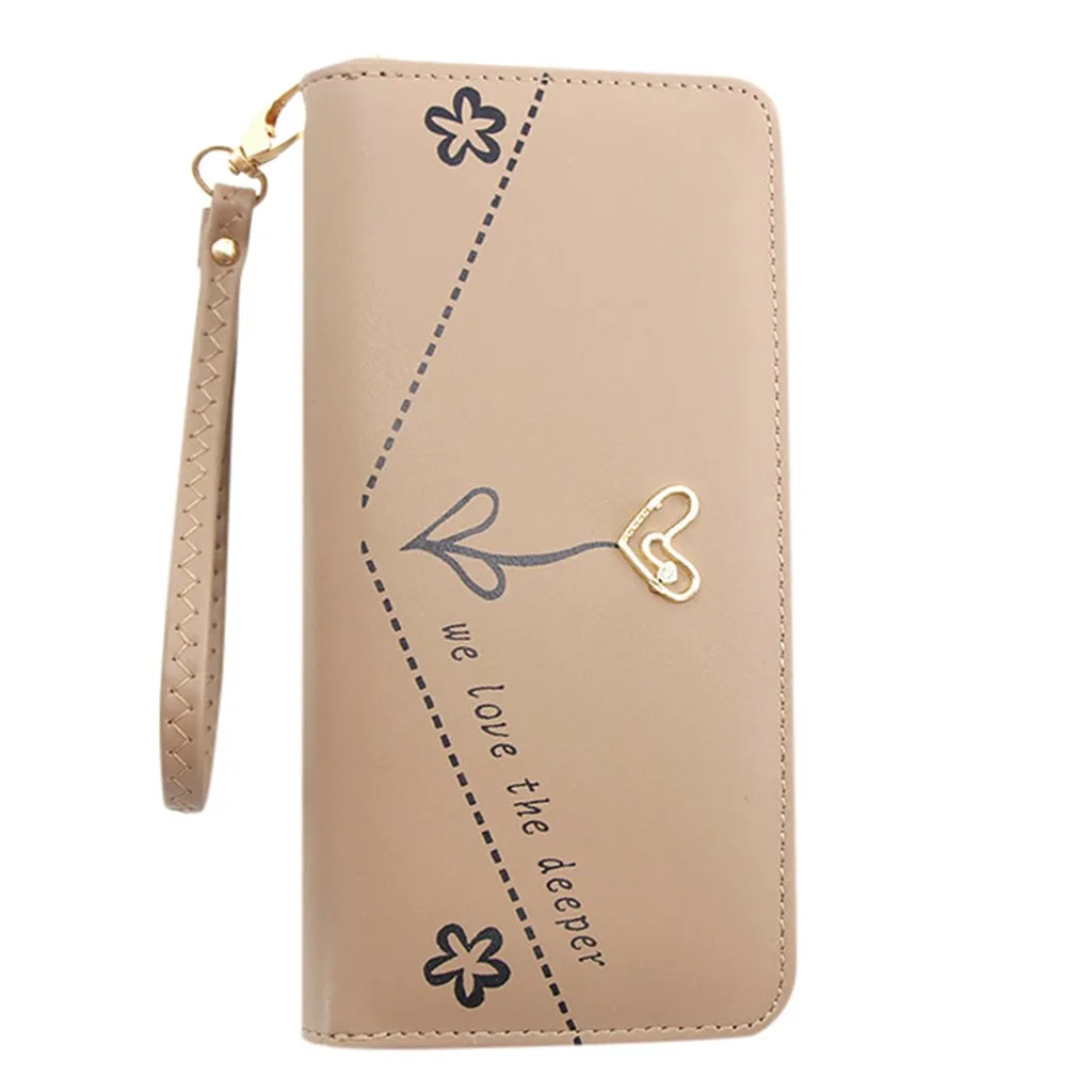 Женский клатч на молнии сумка Pochette женский кошелек карта Упаковка Porte Monnaie Femme большой модный кошелек Сумочка# C10
