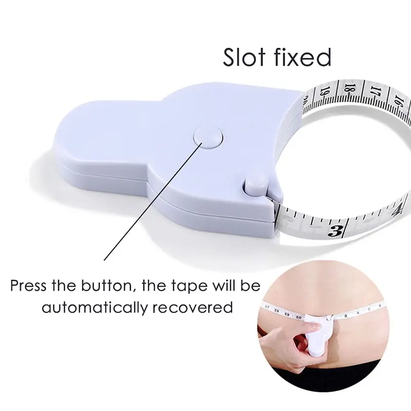 

Fitness Fitness Body Waist Chest Legs Measuring Tape Retractable Ruler Measure 150cm/60 Inch