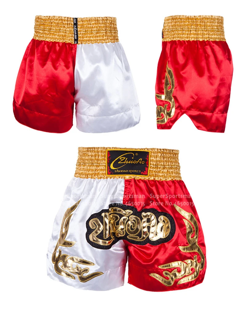 Мужские кикбоксинг MMa Muay Thai шорты детские Bjj тренировка борьба Grappling трусы для