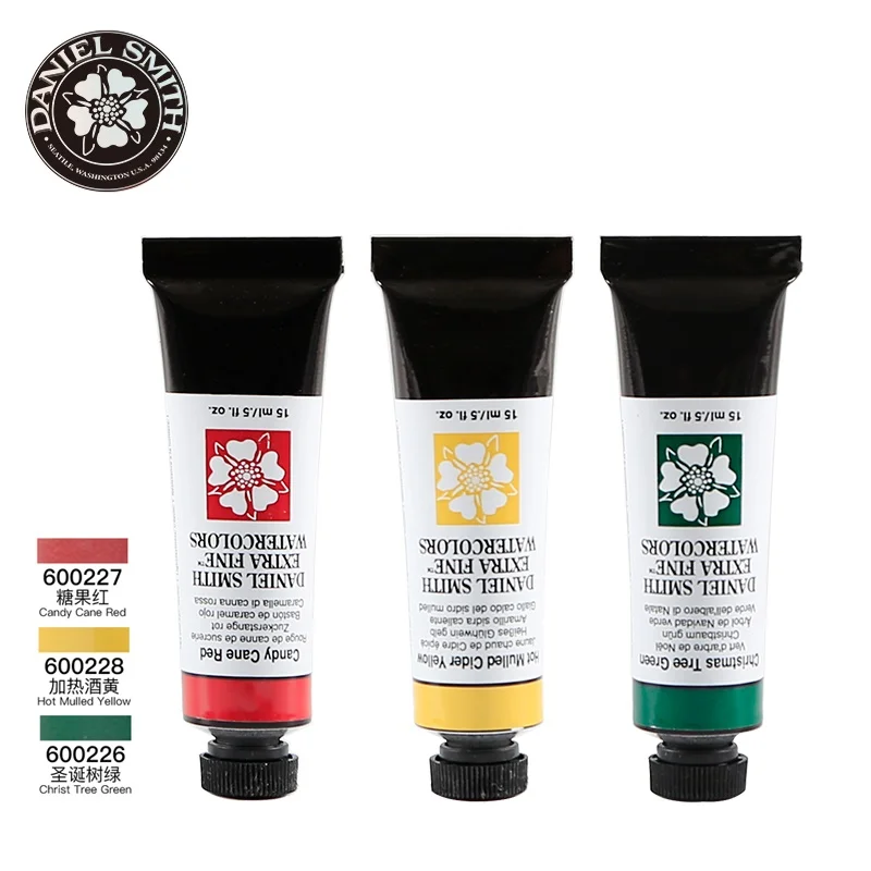 American Daniel Smith mineral watercolor paint base color Christmas color 15ml painting art supplies