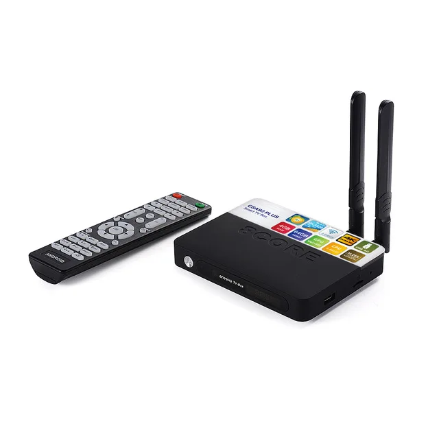 CSA93 Plus Android 8,1 ТВ-бокс RK3328 4 ГБ/64 Гб RK3328 четырехъядерный 5G wifi BT 4,0 4K ТВ-бокс с дисплеем времени USB 3,0 телеприставка