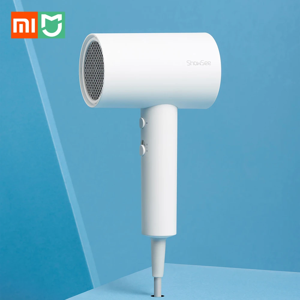 

XIAOMI MIJIA SHOWSEE A1-W Anion Hair Dryer Negative Ion hair care Professinal Quick Dry Home 1800W Portable Hairdryer Diffuser