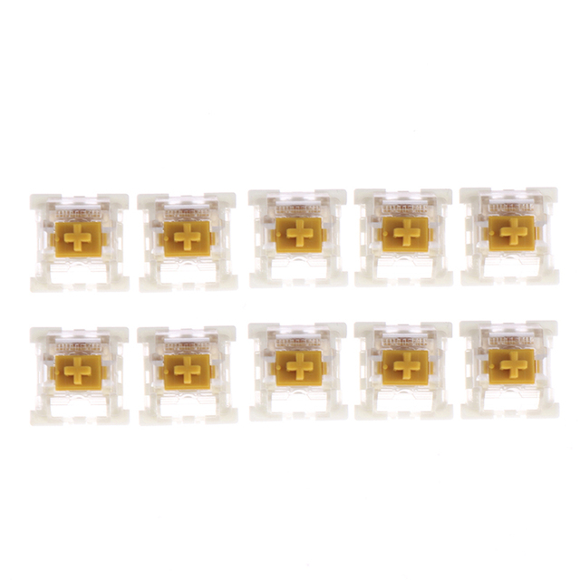 Outemu Switches Mechanical Keyboard Black Blue Brown Red Key Switch For CIY Sockets SMD 3pin Thin Pins Compatible Switch