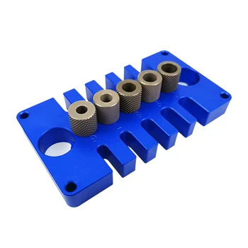 

Woodworking 3 in 1 Punch Locator Hole Opener Pocket Hole Jig Tenon Hole Doweling Jig Woodworking Puncher