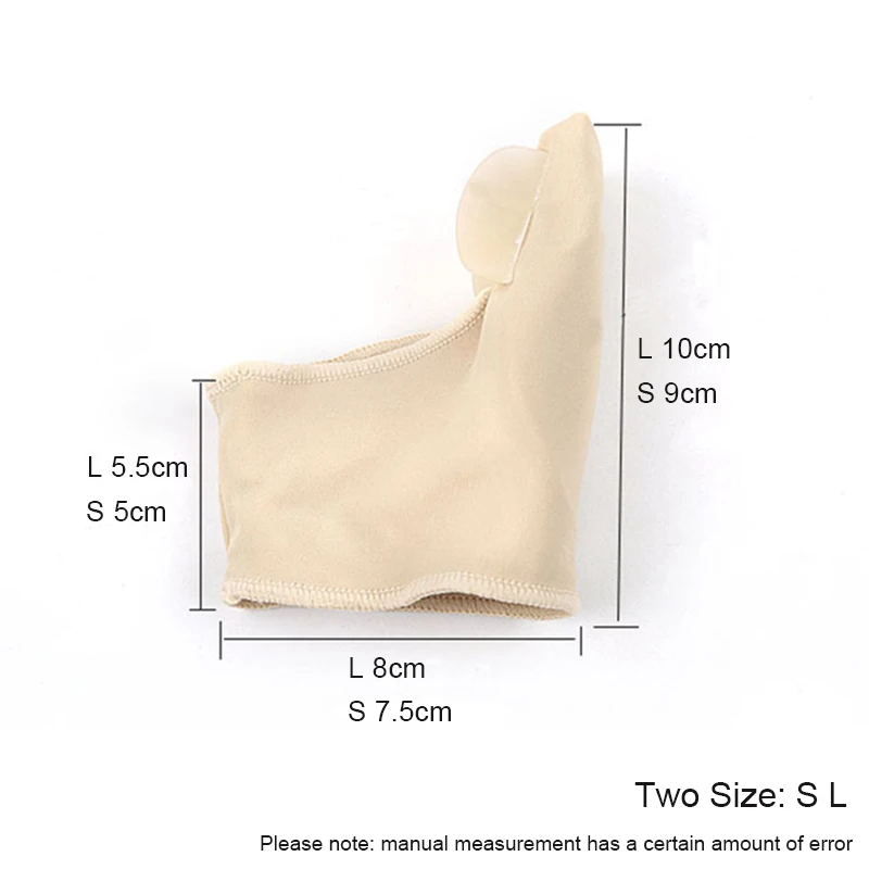 1Pair Big Bone Orthopedic Bunion Correction Pedicure Socks Silicone Hallux Valgus Corrector Braces Toes Separator Feet Care Tool