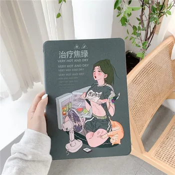 

Cute Girl Cover For iPad Pro 2020 2018 11'' 10.5" ipad 2019 10.2 Case Cover For iPad mini 3 4 5 9.7 inch ipad 2018 Funda Capas