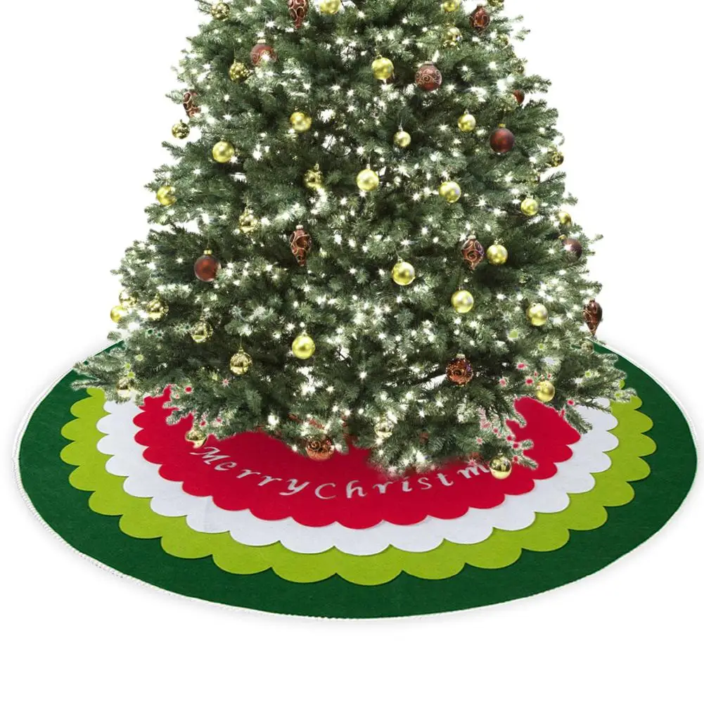 

Christmas Tree Skirt Bottom Cloth Decorative Skirt Christmas Decorations For Home New Year Xmas Decor