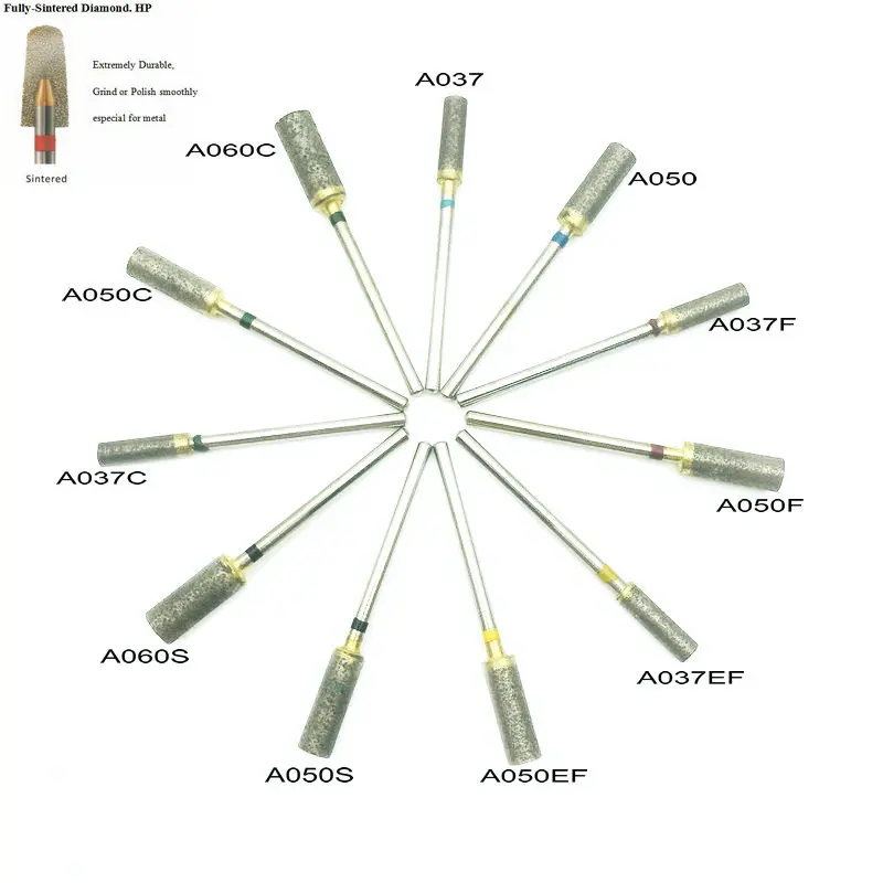 1 шт. стоматологические лабораторные алмазные полностью спеченные боры прочный