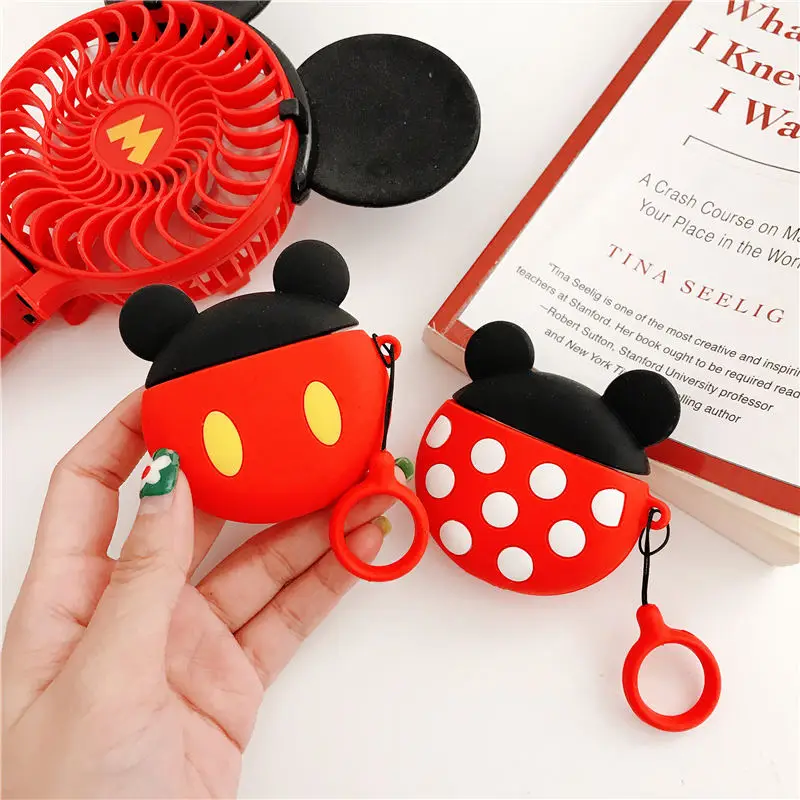 Для AirPods 1 чехол 3D милый мультяшный Дейзи Дональд поросенок Микки Минни беспроводной Чехол для наушников для Apple Airpods 2 Earpods оболочка