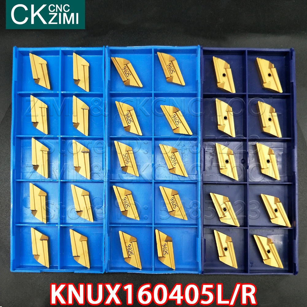 Твердосплавная токарная пластина KNUX160405R KNUX160405L BP010 BP9025 Металлические Токарные