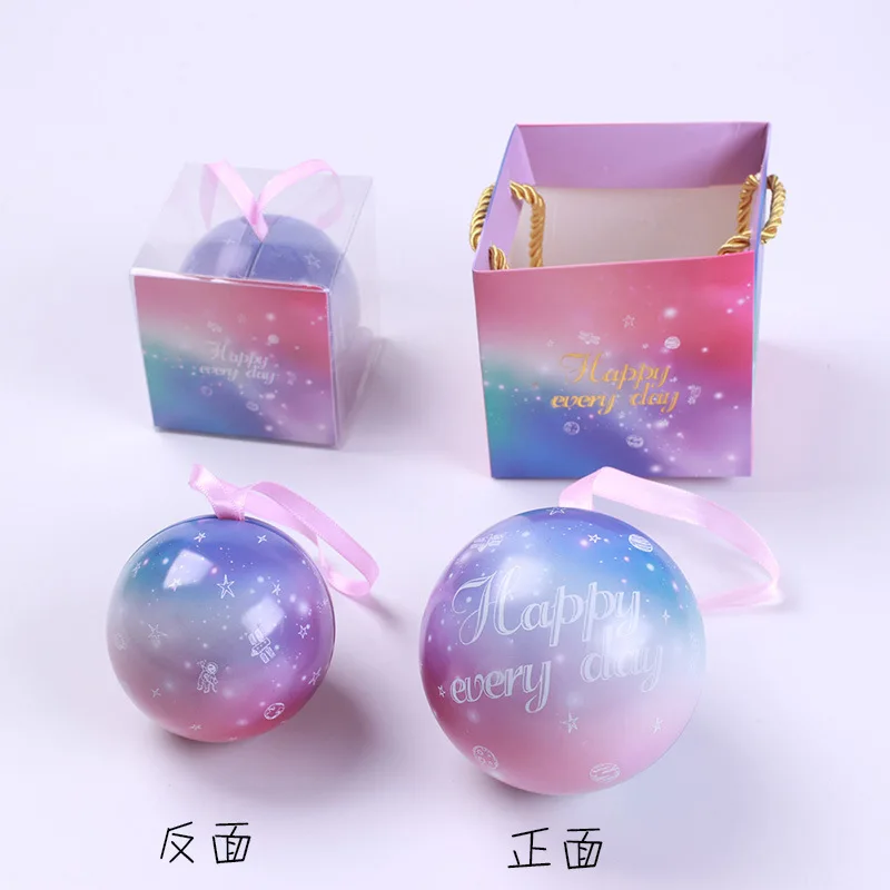 

10pcs European romantic fairy tin ball naked wedding Favor large candy box packing box contains no bag boite dragees de mariage
