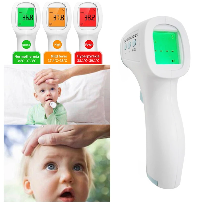 

Baby Forehead Digital Infrared Thermometer Non-contact temperature detector high precision infrared thermometer For Adult