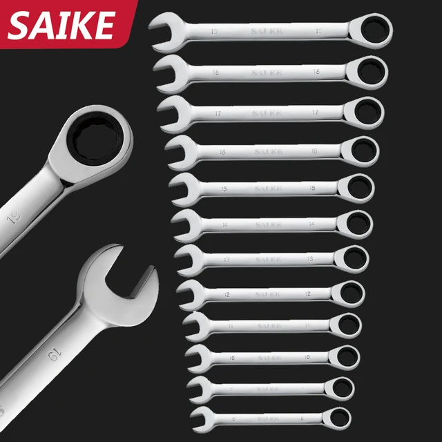 Ratchet Combination Wrench Metric Spanner For Repair Hand Tools A Set Of  Key - Wrench - AliExpress