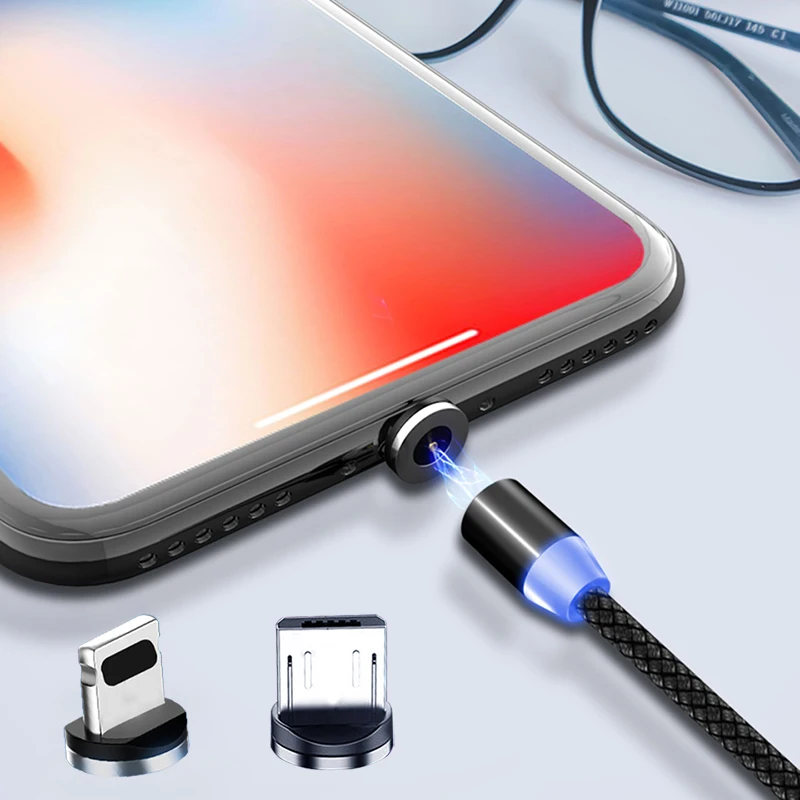 Вы первый зарядный Магнитный Micro USB кабель для мобильного телефона зарядное устройство провод usb type C кабель 1 м 2 м для iPhone Android IOS Xiaomi