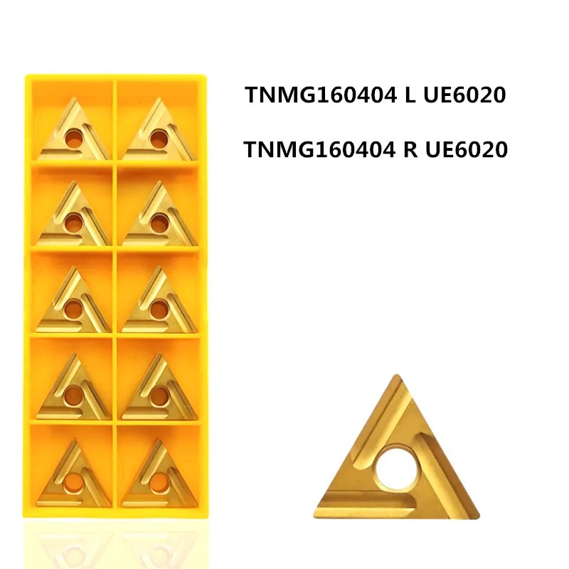 

TNMG160404 L UE6020 TNMG160404 LR UE6020 external turning tool Cabide insert blades for CNC lathe tools