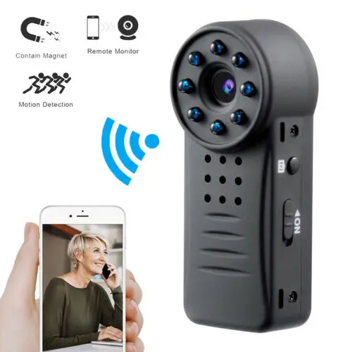 1080P WiFi микро мини камера wifi карманная полицейская с детектором движения для huawei