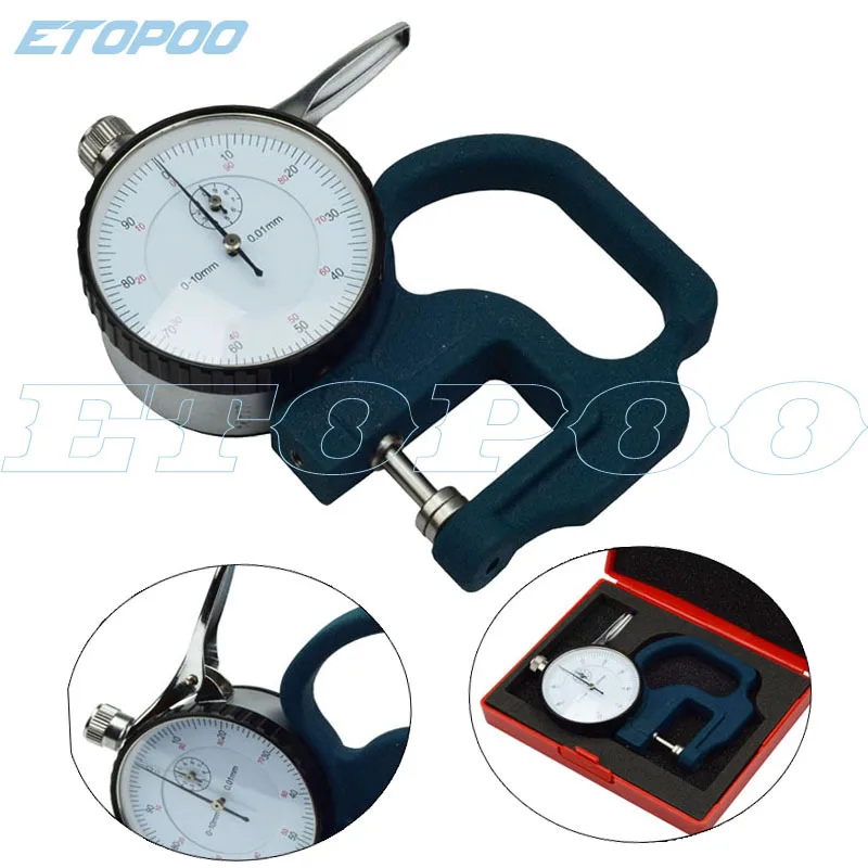 

Etopoo Genuine Product 10 Size High Precision 0.01 Mm Thickness Measuring Gauge Thickness Gauge Pointer