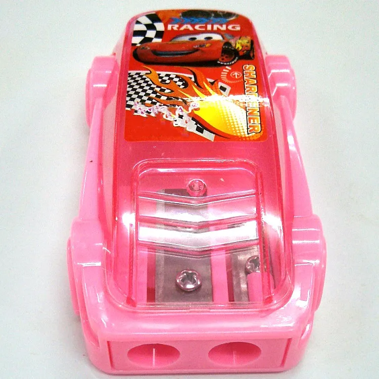 

Car mobilization car styling ordinary pencil sharpener Disney two hole pencil sharpener stationery student school supplies