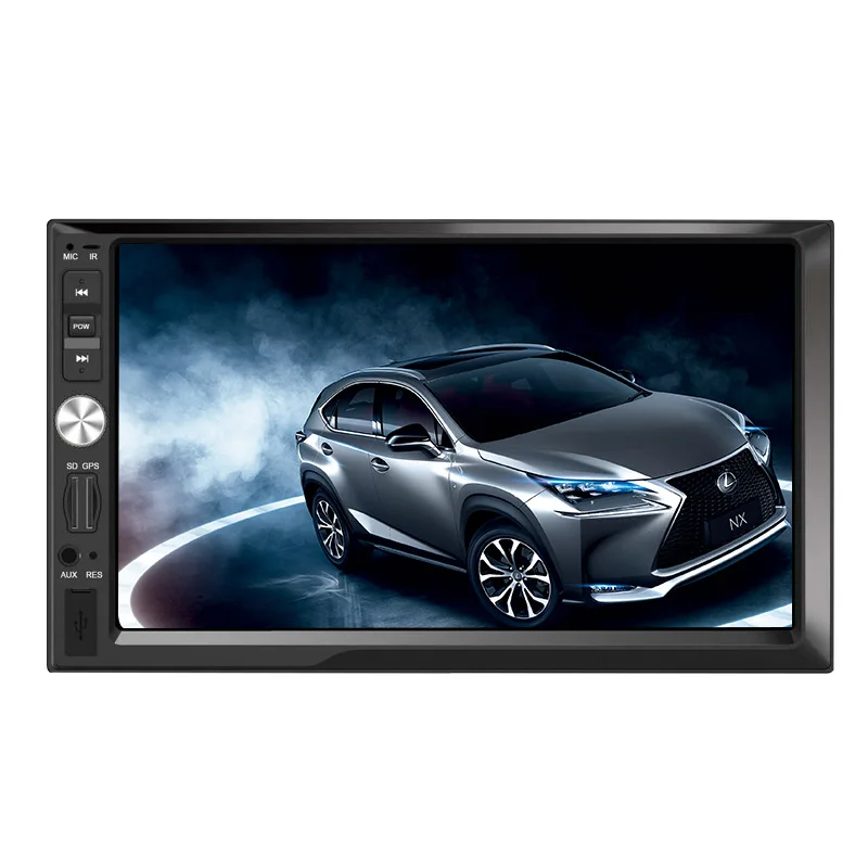 

2 Din Stereo Receiver 7 Inch MP4 Mp3 MP5 Corolla Bluetooth Monitor Rear View Camera Stereo Receiver Car Radio Autoradio Radio