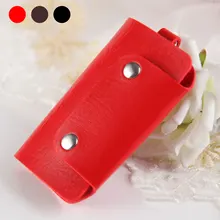 Чехол для ключей из искусственной кожи для мужчин и женщин, кошелек, чехол для ключей, автомобильный брелок, держатель для ключей, чехол, кошелек, кожаный держатель для ключей