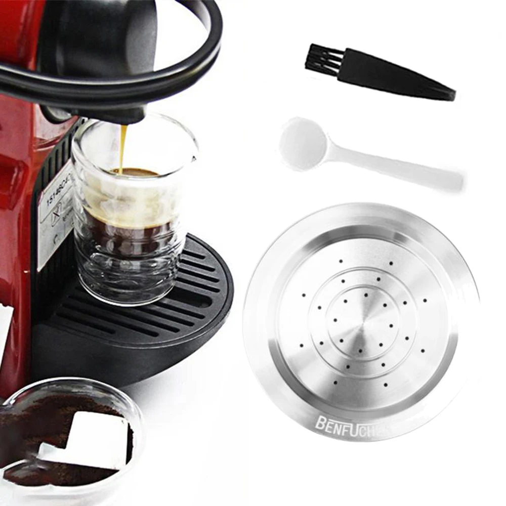 3pcs/set Stainless Steel Refillable Reusable Coffee Filter Capsule For LAVAZZA A MODO MIO Capsule, LAVAZZA A MODO MIO ESPRIA