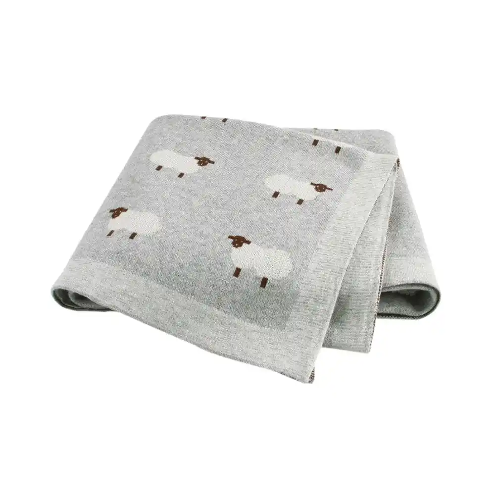 Lazychild Couvertures Tricotees Pour Bebe Couvre Lit Pour Nouveau Ne Motif Alpaga Couettes Pour Enfants Garcons Et Filles Aliexpress