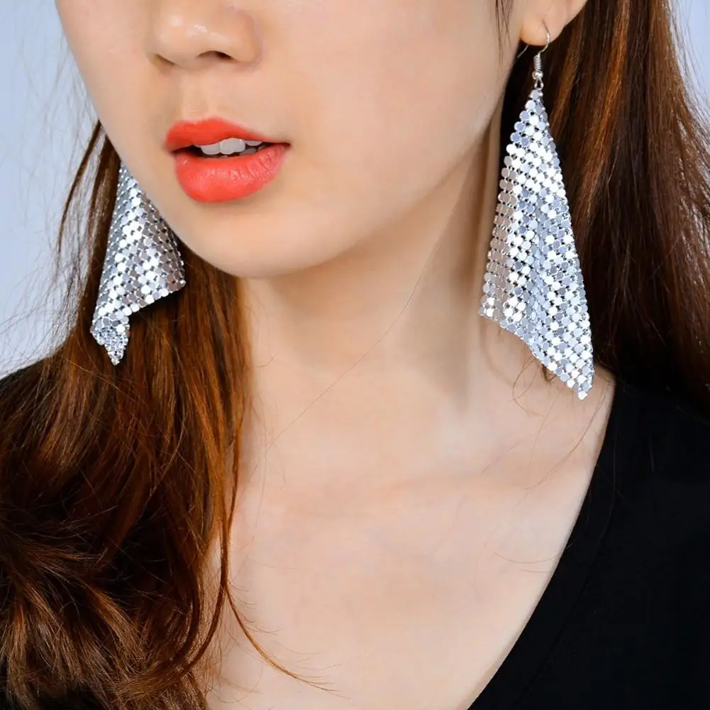 

Women Fashion Square Sequins Tassel Dangle Drop Earrings Statement Jewelry Gift Dangle Earrings For Woman Jewelry Fashion new 20