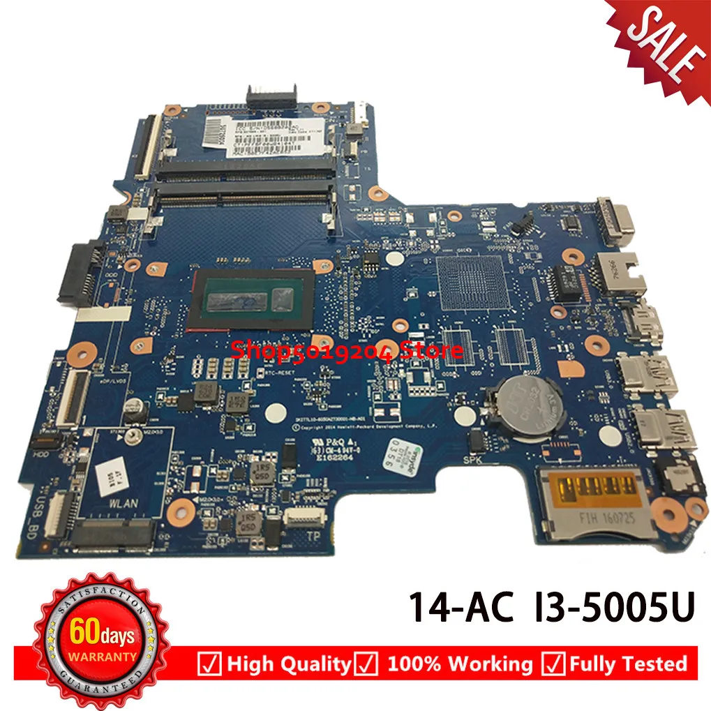 Mainboard 827683 001 FOR HP 14 AC 240 g4 240 G4 Laptop Motherboard I3 5005U SKITTL10 1