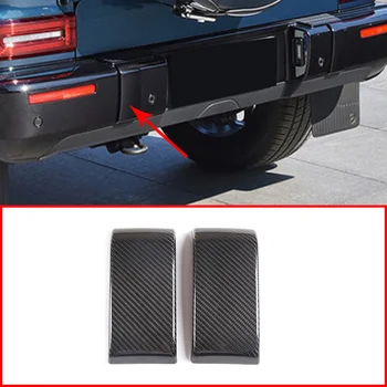 

For Mercedes-Benz G-Class W463 G350 G400 G500 G55 G63 G65 2019-2020 Real Carbon Fiber Rear Bumper Decorative Cover Exterior
