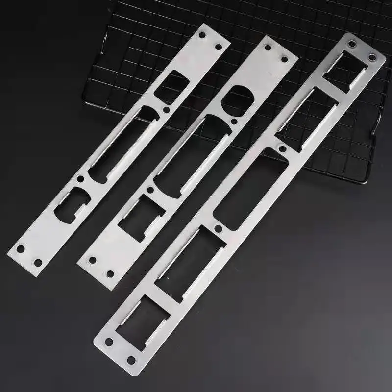 Stainless steel Door frame Edge buckle door lock guide pannel for lock body szie 24mm 30mm Anti-theft door body accessor