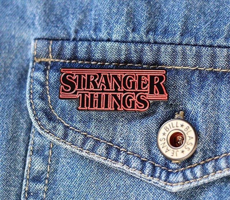 Stranger Things Enamel Pin Inspired Art Premium Quality Lapel Perfect Gift for Eleven Fans Badge | Украшения и аксессуары