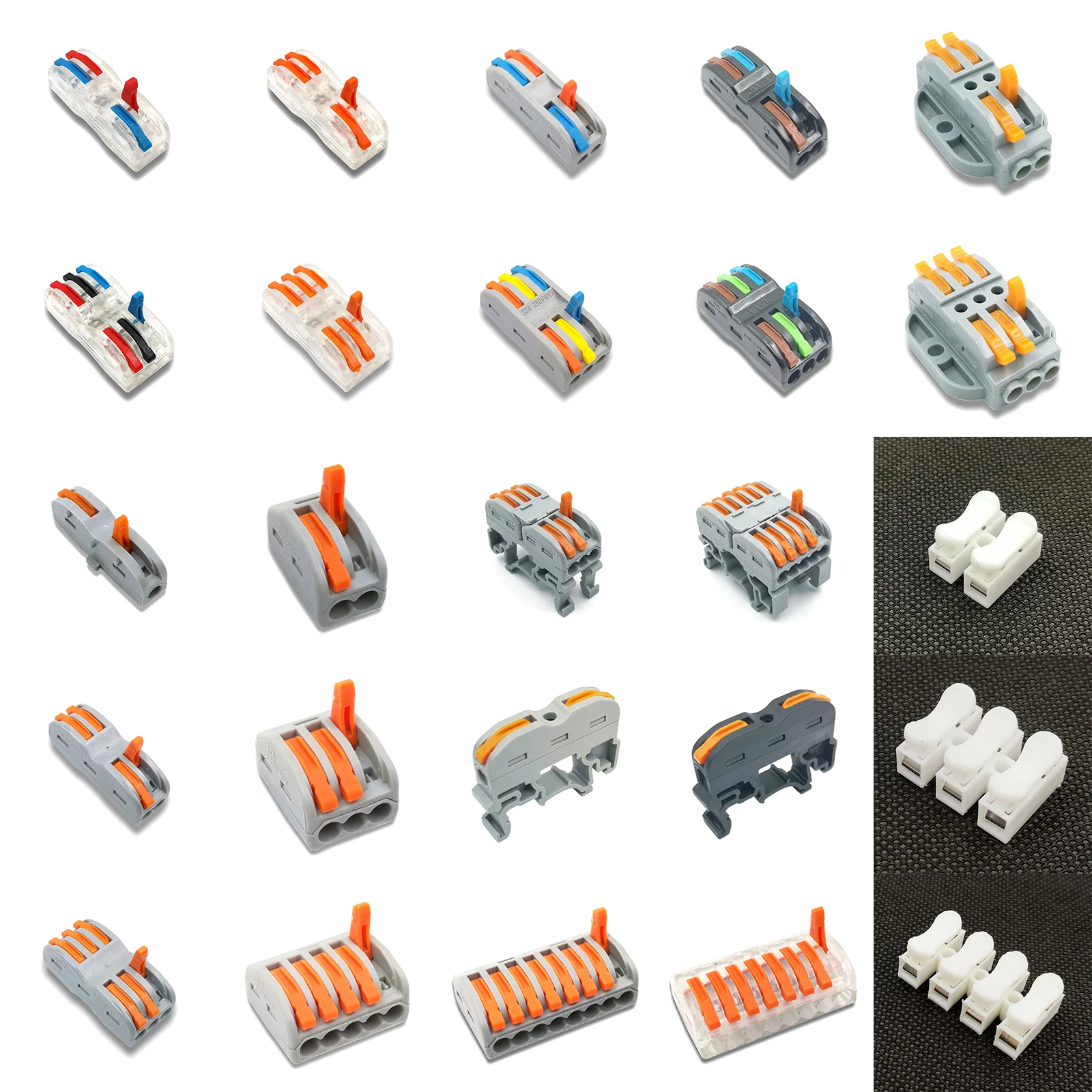 Виды клемм для соединения проводов в квартире