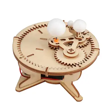 

None DIY Assembly Space Instrument Toy Moving Trajectory Toy Educational Teaching Hobby Kit Toy Gift