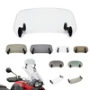 Universal Motorcycle Windshield Extension Adjustable Spoiler Clamp-On Windscreen Deflector For BMW KAWASAKI YAMAHA HONDA SUZUKI ► Photo 1/6