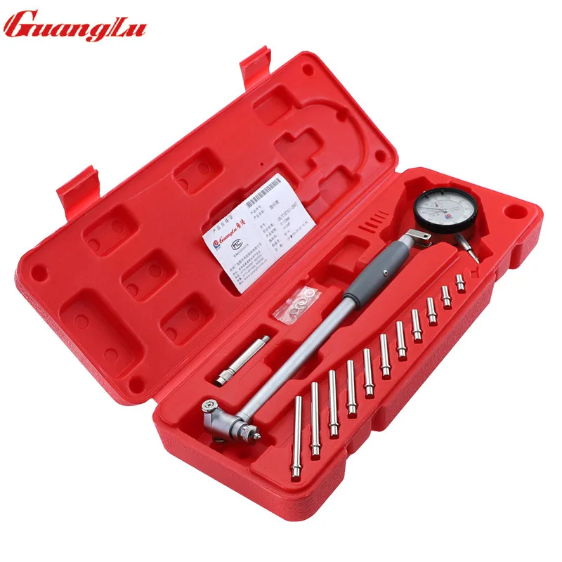 Dial Bore Gauge 50-160mm/0.01mm Aluminum Housing Metric Indicator for Engine Cylinder Internal Diameter Measuring Tools | Инструменты